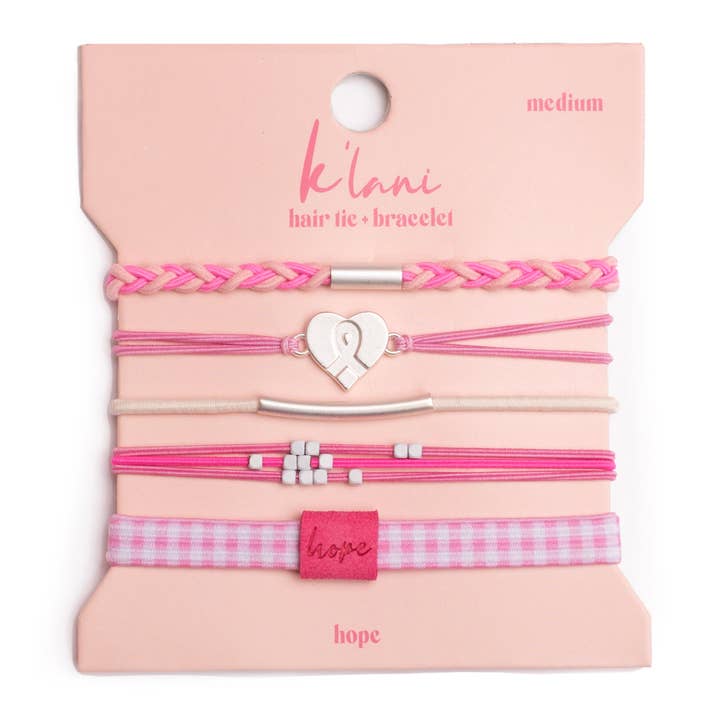 K'Lani hair tie bracelets - Wholesale Woven/Braided Bracelet - Hope Hair Tie Bracelets