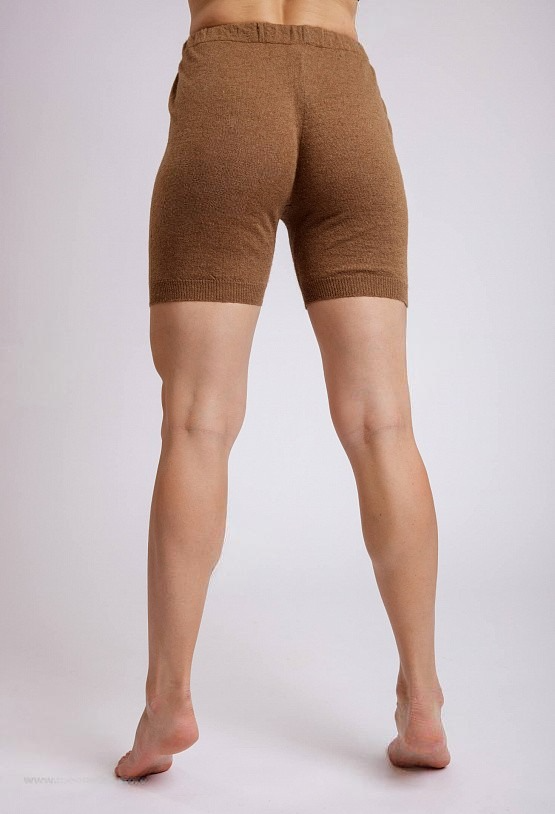 Mongulai - Wholesale Underwear - Women's - Yellow Camel Wool Boxer Brief2