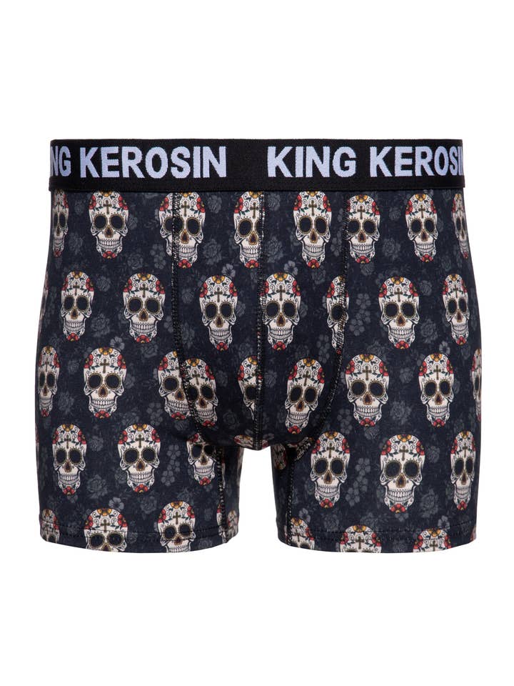 Boxer Shorts "Sugar Skull" for wholesale by KING KEROSIN