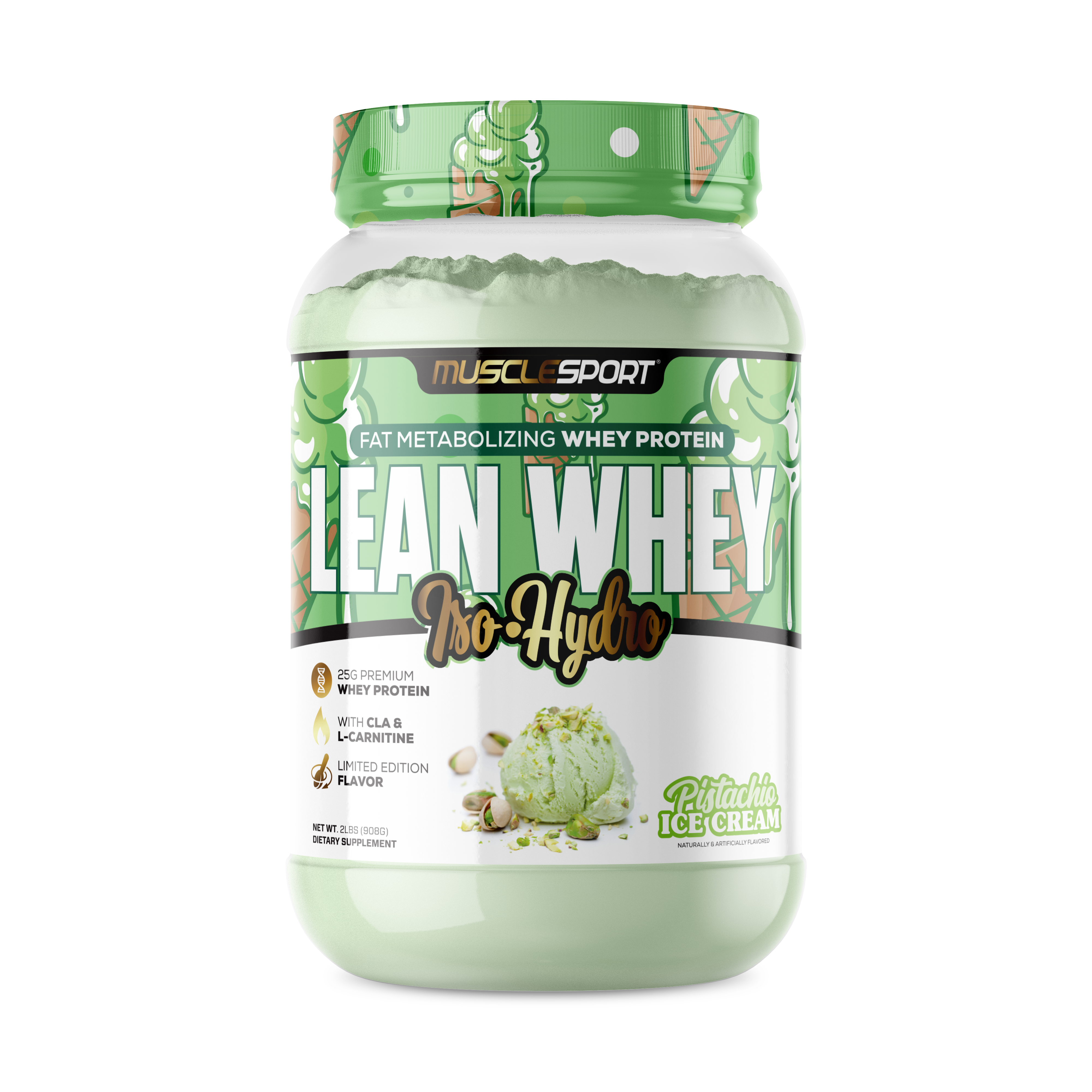 MuscleSport - Wholesale Protein/superfood powder - Lean Whey® Iso Hydro Gourmet Protein 2lb - Limited Edition69
