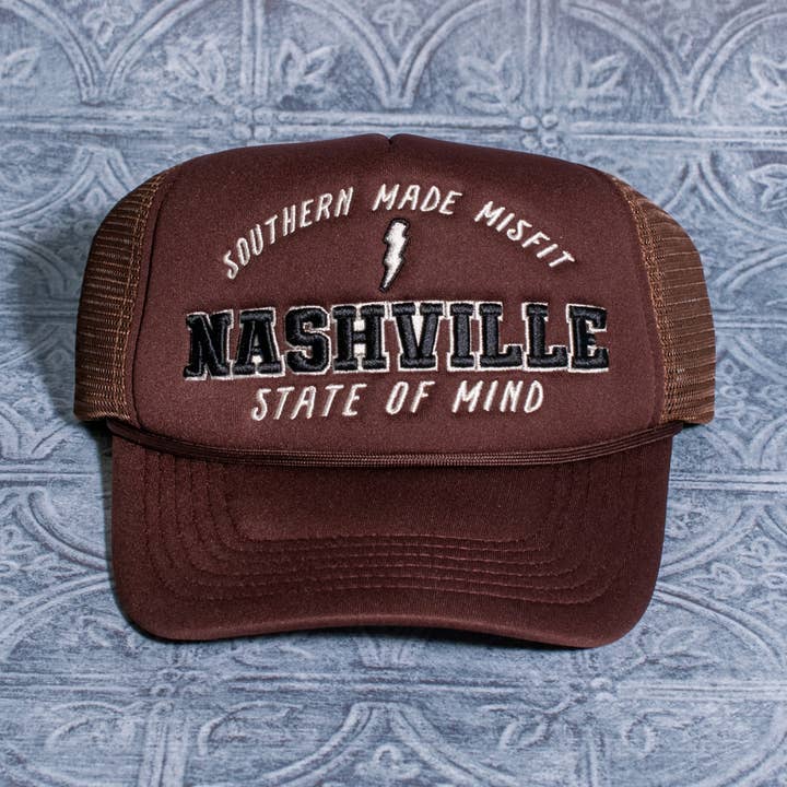 Nashville Trucker Hat for wholesale by Coastal Cowboy
