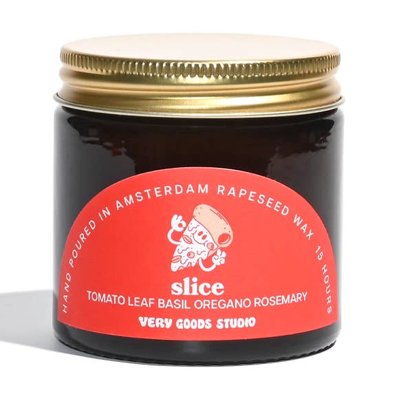 Slice duftlys i amberglas, 60 ml, 12-15 timers brændetid for engroshandel hos Very Goods Studio