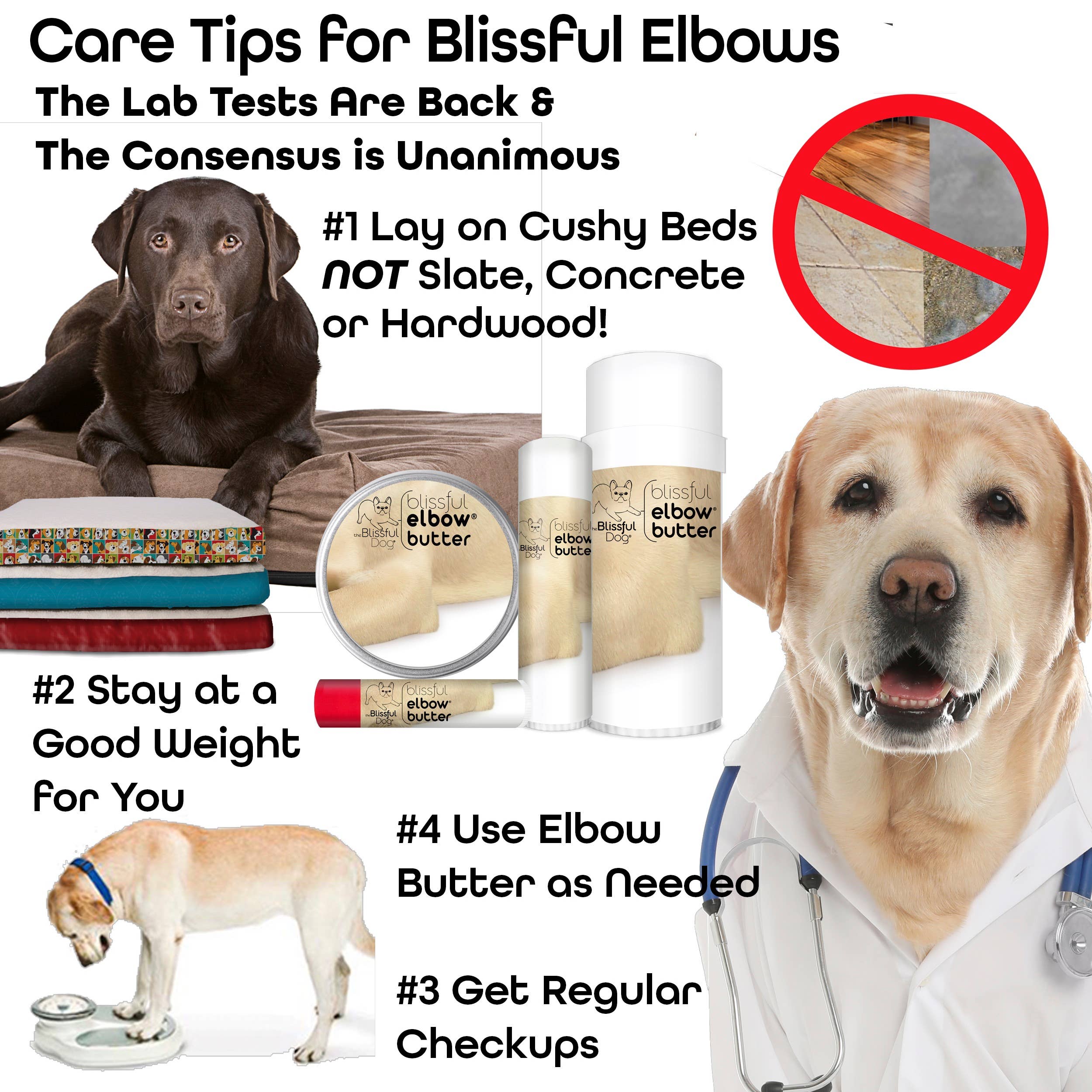 The Blissful Dog – wholesale Pet balm – Dog – Elbow Butter for Dog Elbow Calluses in Tins & Tubes9
