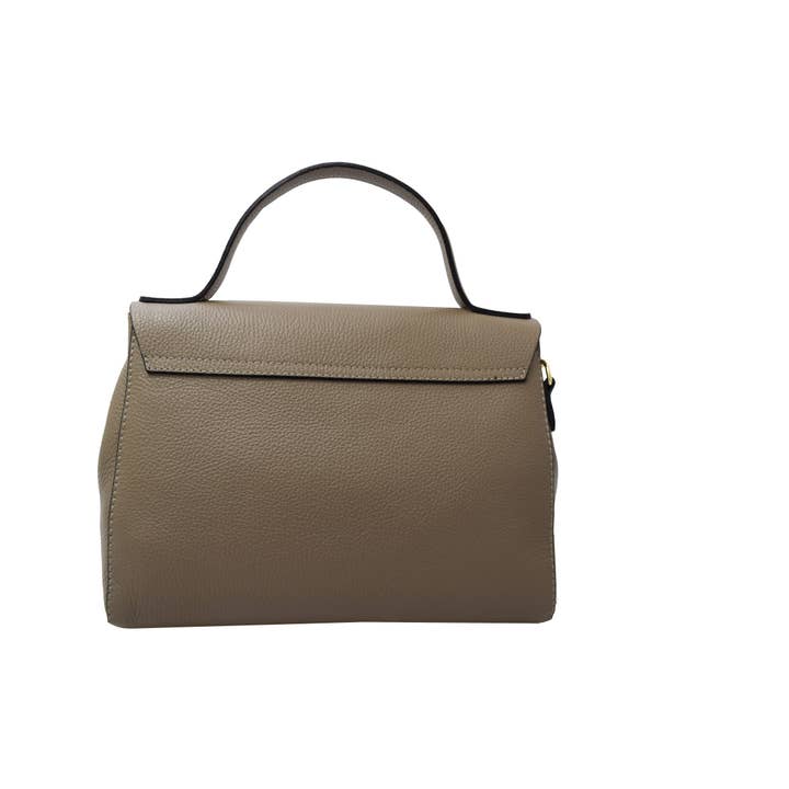 Canetti Roberto - Wholesale Top Handle Bag - Women's - TAUPE LEATHER HANDBAG1