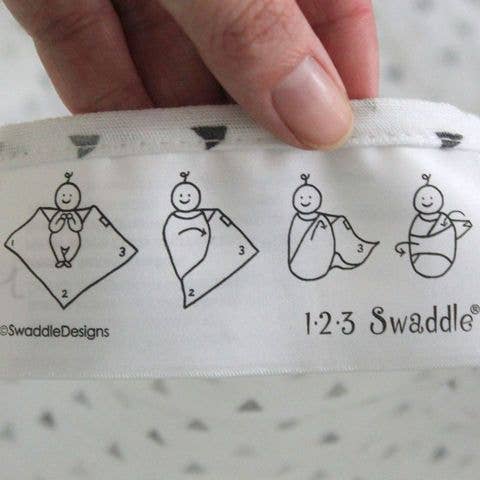 SwaddleDesigns - Wholesale Swaddle – Baby - Little Lambs & Stars Muslin Swaddle Blanket, Premium Cotton1