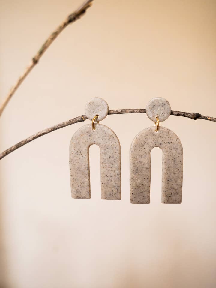 Granite Statement Earrings for wholesale by Earrings for Mangos