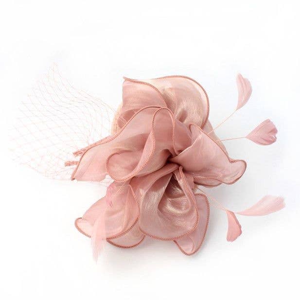 Inca UK - Wholesale Fascinator Hat - Women's - Style Fleur. Pink Chiffon Fascinator On An Aliceband