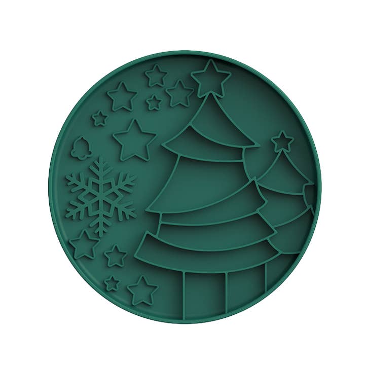 Wild n Fresh Treats - Wholesale Pet food mat – Dog - Holiday Tree Grub Mat12
