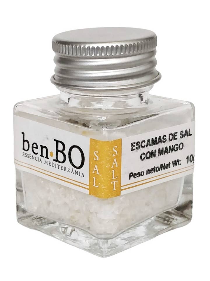 Mediterranean Sea Salt Flakes With Mango for wholesale by benBO Gourmet