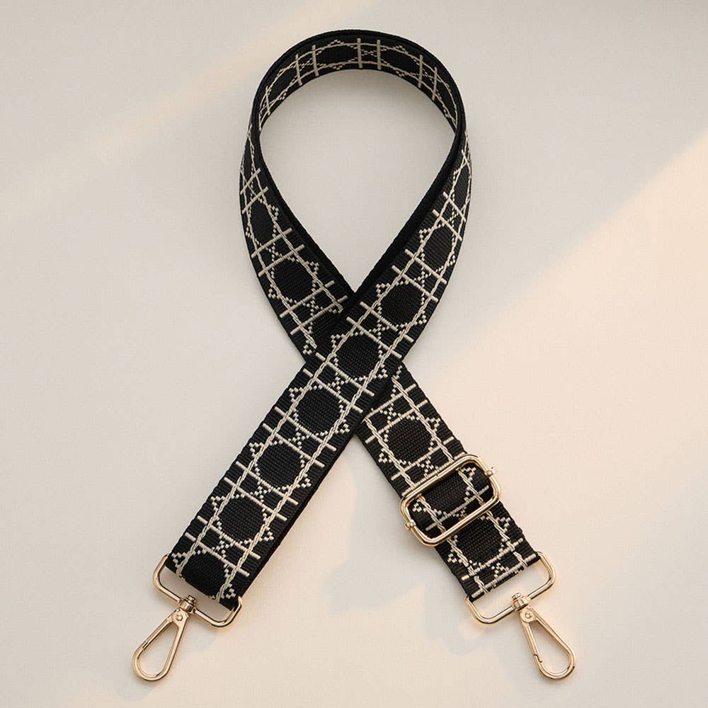 Sensibling Corp. - Wholesale Crossbody Bag - Women's - Solid Tumbler Carrier Holder Geometric Pattern Strap Crossbody Bag7