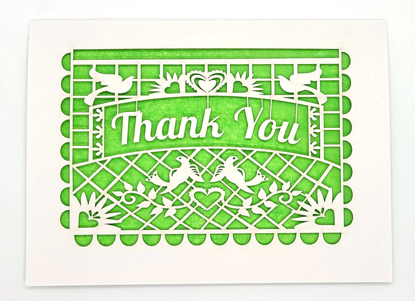 two hermanas - Wholesale Thank You Card - Thank You - Papel Picado flag9
