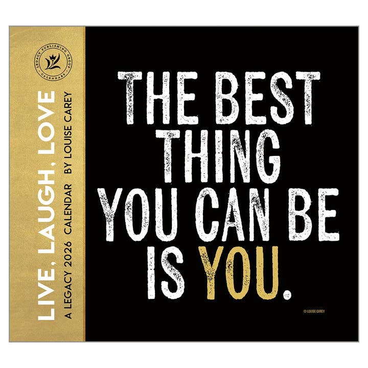 Live, Laugh, Love 2026 Wandkalender für den Großhandel von Legacy