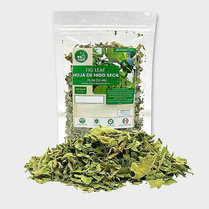 YERBERO - Wholesale Loose Tea - Yerbero - Hoja De Higo Seca (.75 oz - 22gr) Dried Fig Leaf, Ficus Carica Whole Leaf | 100% All Natural Delicious3