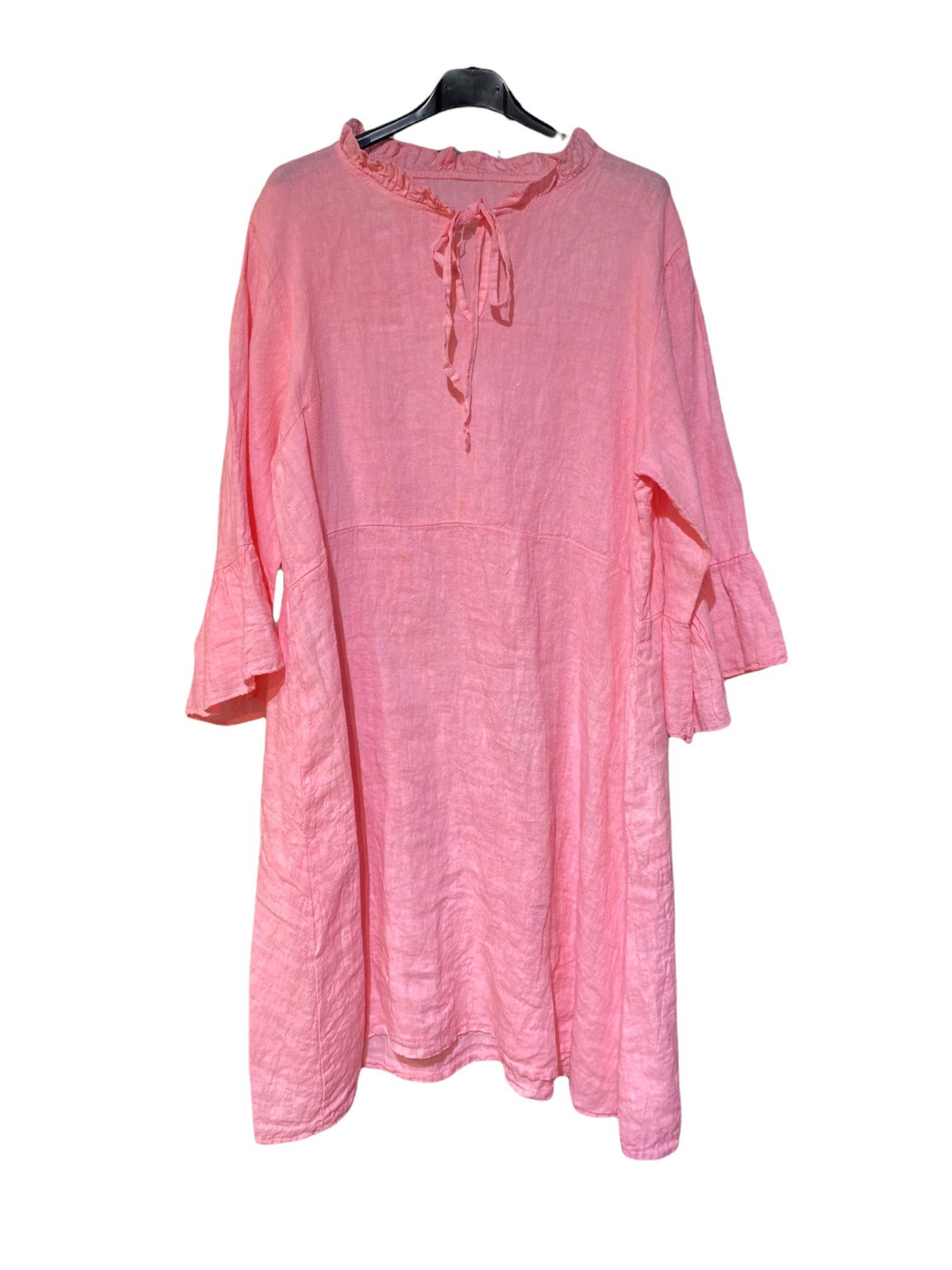 LÉA & LUC - Wholesale Dress - Women's - Short dress in 100% linen REF.134432