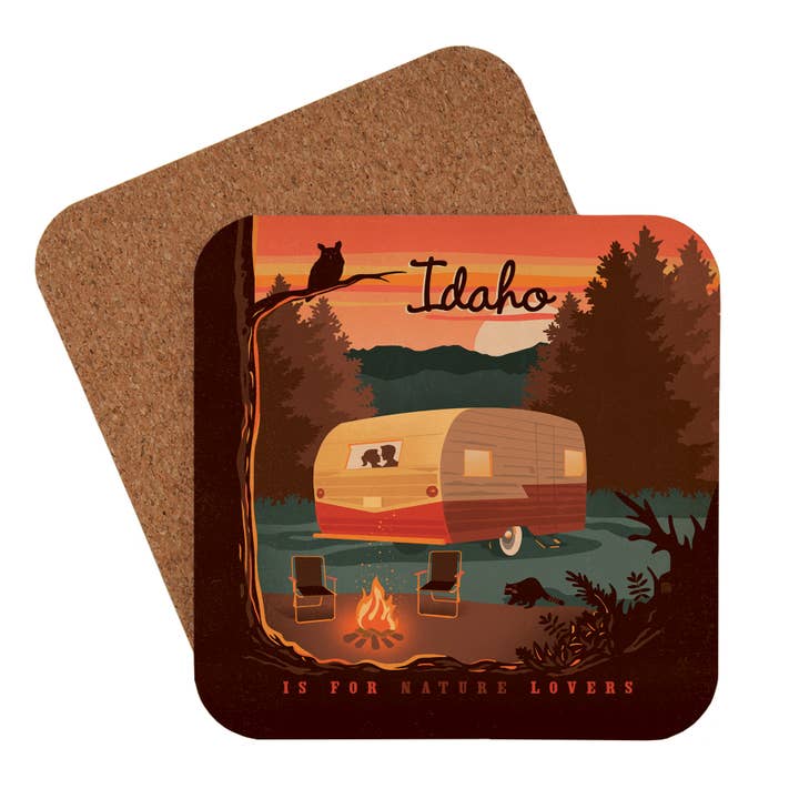 Idaho Camping Coaster for wholesale by Tourist Courts
