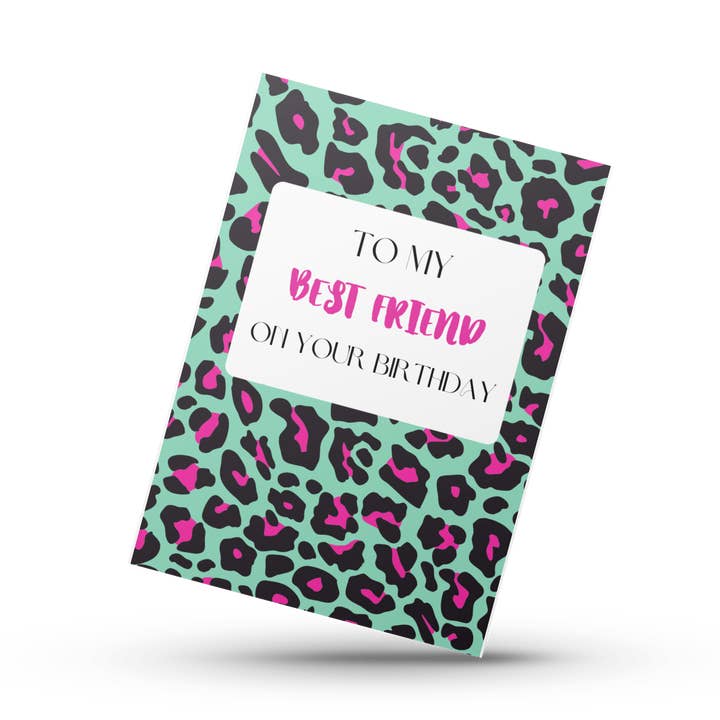 Rude, Funny Best Friend Birthday Card for wholesale by Lunabuloona