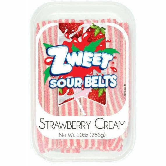 Galil Brands - Wholesale Licorice - Sour Strawberry Creamsicle Belts | Zweet | 10 oz