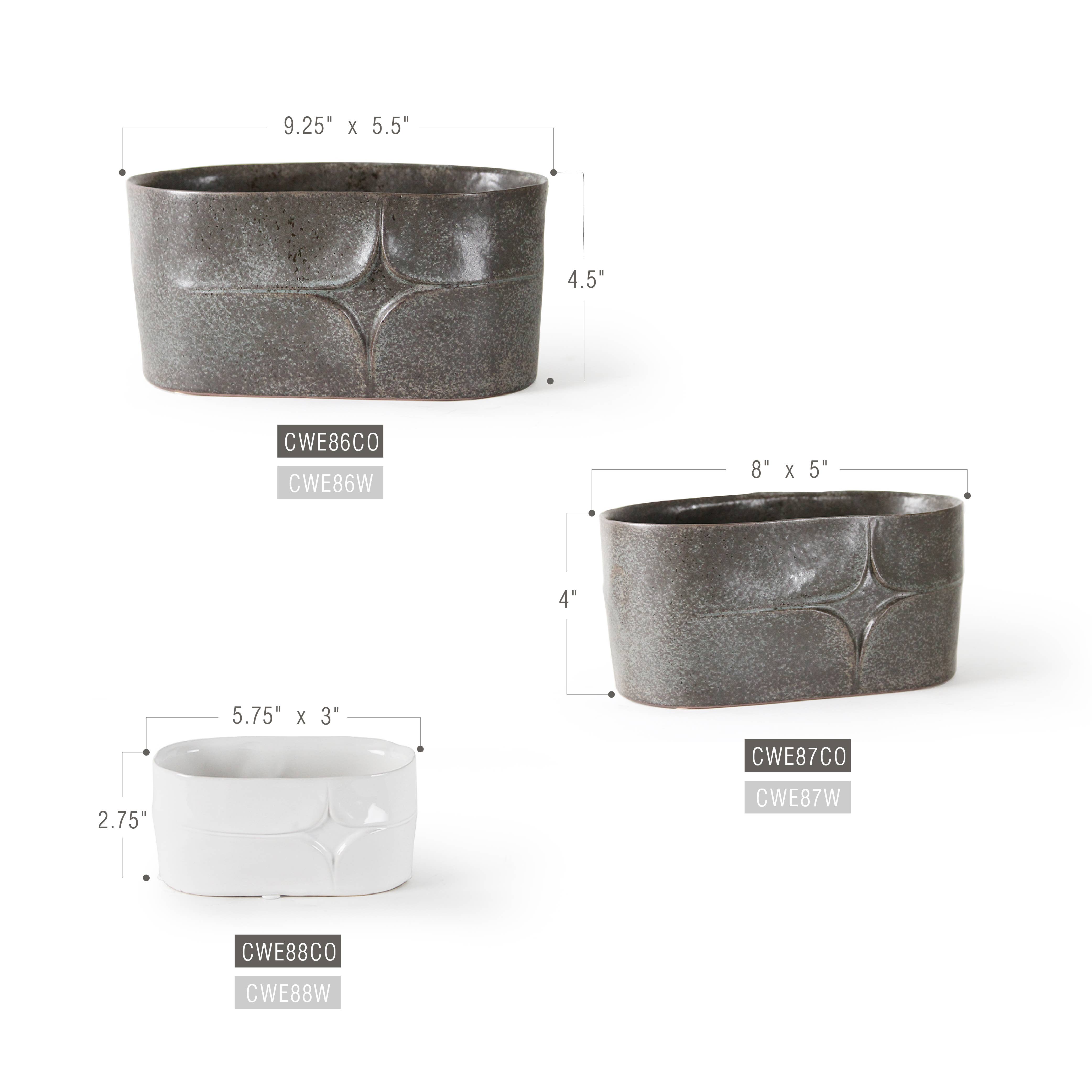 Galore Home - Wholesale Plant Pot - Large Decorative Oval Pot2