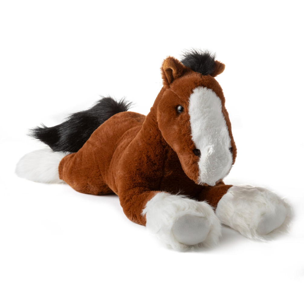 The Petting Zoo - Wholesale Stuffed/Plush Toy - Kids & Baby - 27" (67cm) Jumbo Floppy Clydesdale Horse Farm/Barnyard Animal4