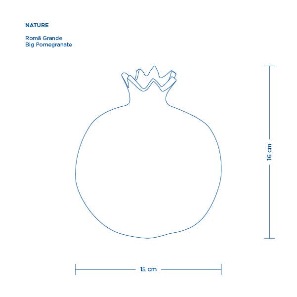 Companhia Atlântica - Wholesale Decorative Tabletop Object - Pomegranate Large NATURE3