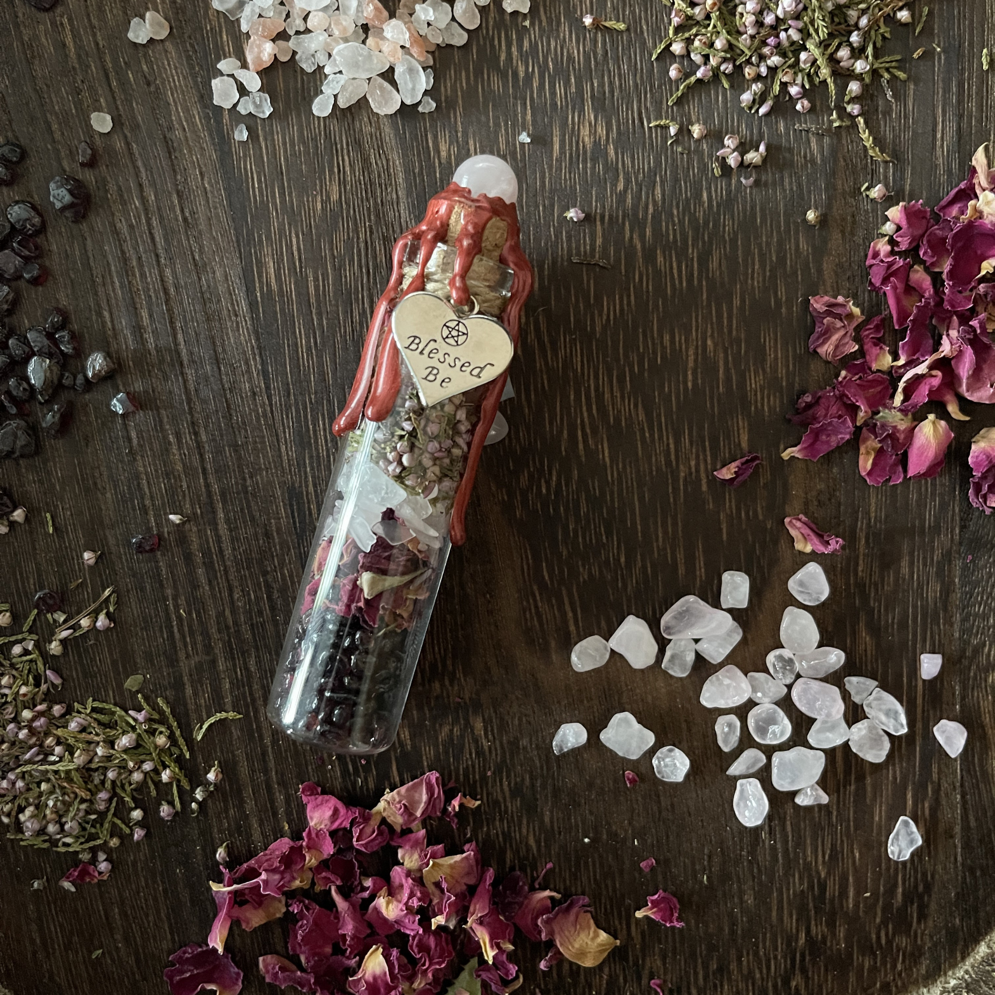Moondust and Raven - Vendita all'ingrosso Attrezzatura per meditazione - Barattolo Incantesimo d’Amore per Sé, Barattolo Intenzionale, Bottiglia Stregata5