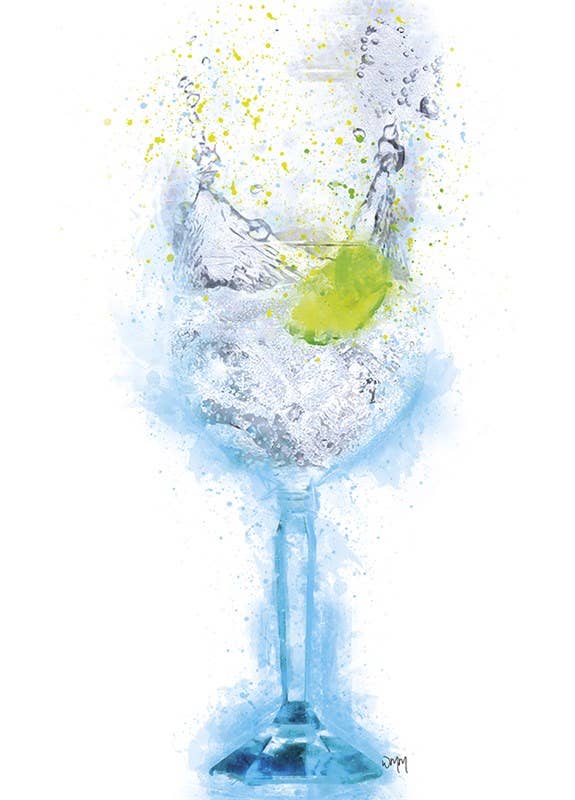 Natural Partners Limited – wholesale Everyday greeting card – Greeting Card Gin and Tonic0