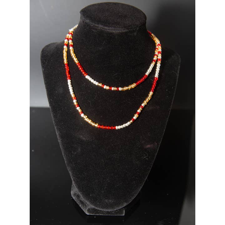 Belladonnas Botanicals - Wholesale Beaded/Pearl Necklace - Archangel Chaumel Spirit Necklace