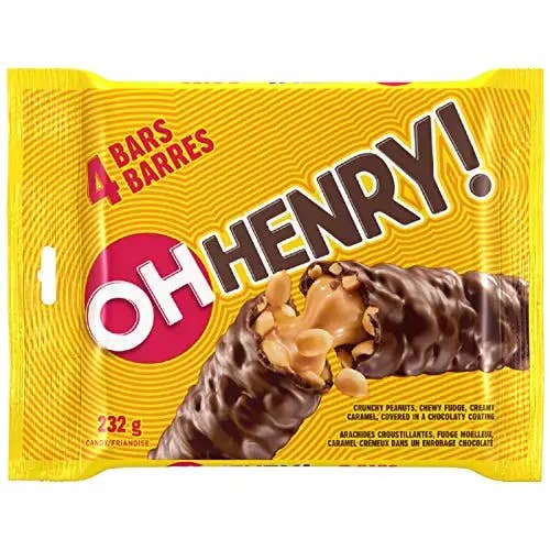OH HENRY! Chocolatey Candy Bars 4pack, 232 Gram each and other Purchase Wholesale full size candy bars. Free Returns & Net 60 Terms on Faire trending on Faire.