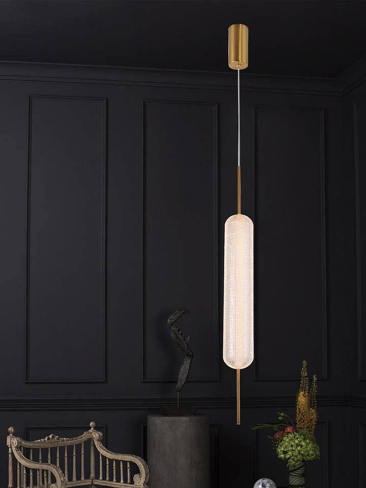 Lampadario a Sospensione in Vetro Trasparente Acrilico Antico Sofia con LED 70 Cm | Illuminazione Decorativa Moderna per Case e Hotel per la vendita all'ingrosso da parte di HEKA LIGHTING & TRADING LTD