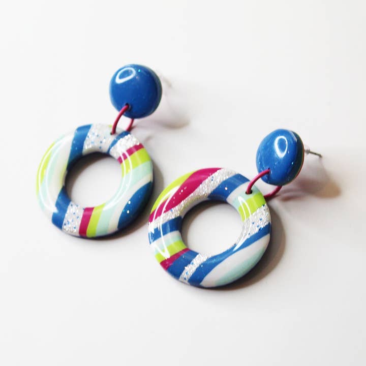 Forår Donut Øreringe for engroshandel hos DisEM