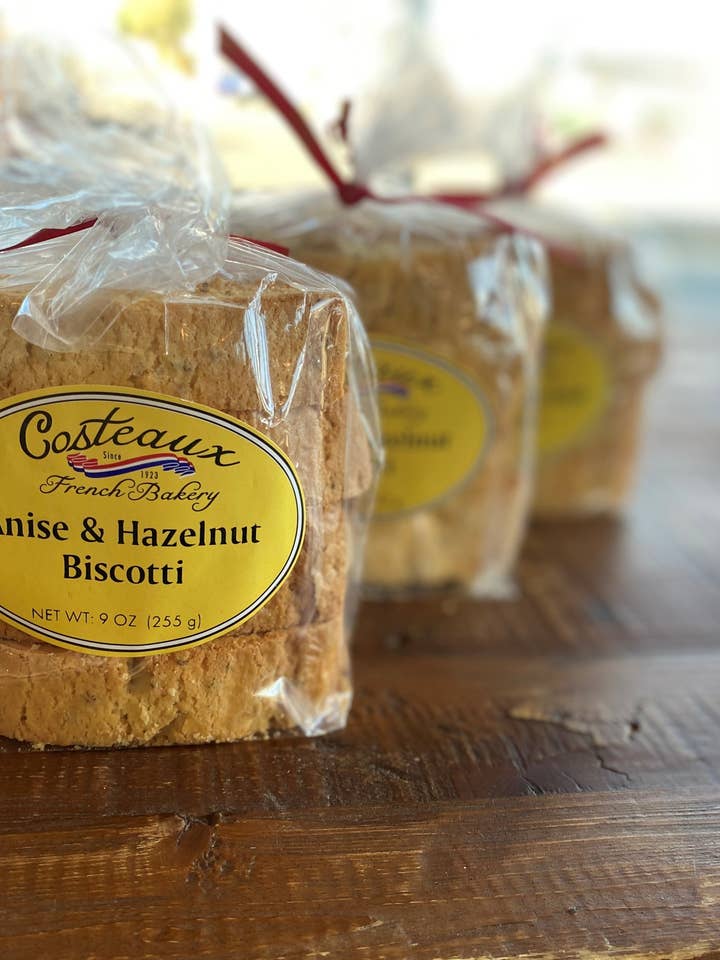 Anise & Hazelnut Biscotti for wholesale by Costeaux French Bakery