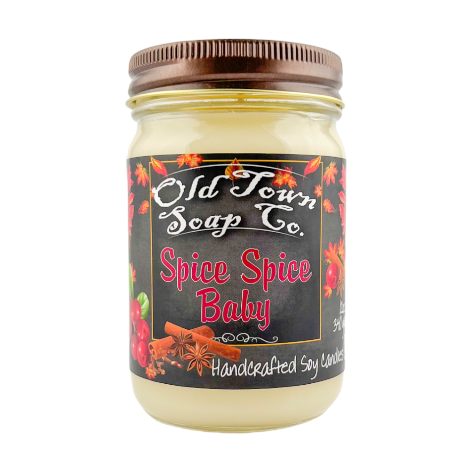Old Town Soap Co. - Wholesale Jar/Filled Candle - Fall Scented 12oz Candles - Avail in 11 Perfect Fall Scents13