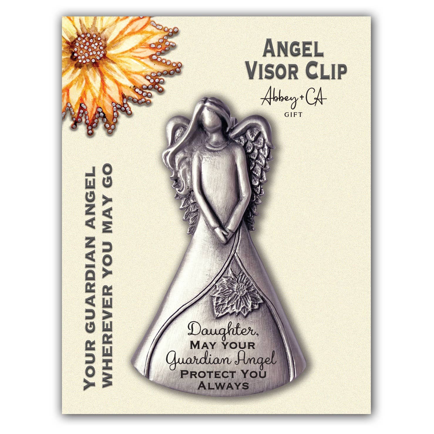 Abbey + CA Gift - Wholesale Car Decorative Charm - Unisex - Guardian Angel Visor Clips7