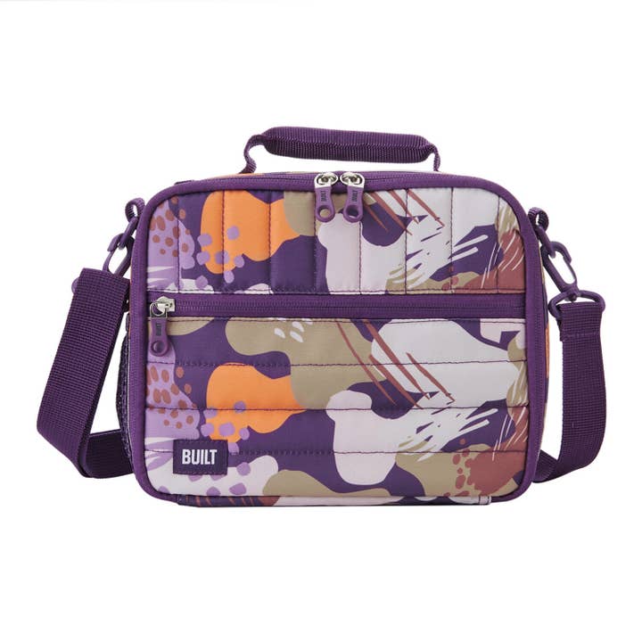 Puffer Lunch Box - Abstract Mulberry for wholesale by Built NY
