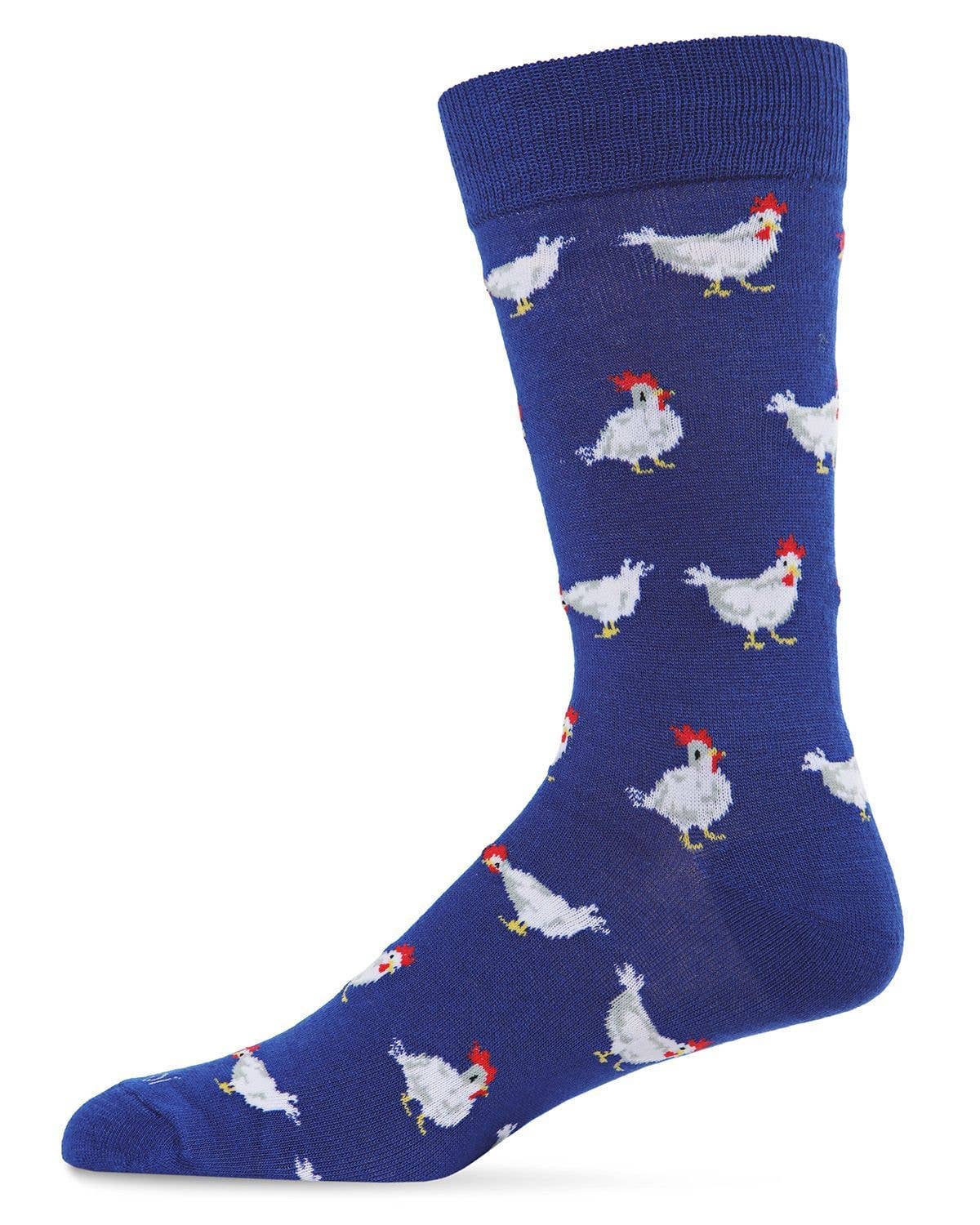 Infinity Classics International Inc. - Wholesale Socks - Men's - MeMoi Chickens Bamboo Blend Men's Crew Socks3