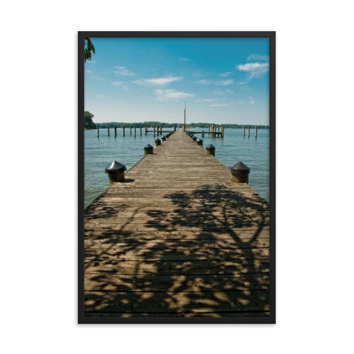 Gerahmtes Fotopapier mit Endless Dock Coastal Landscape für den Großhandel von Pipa Wall Art & Home Decor