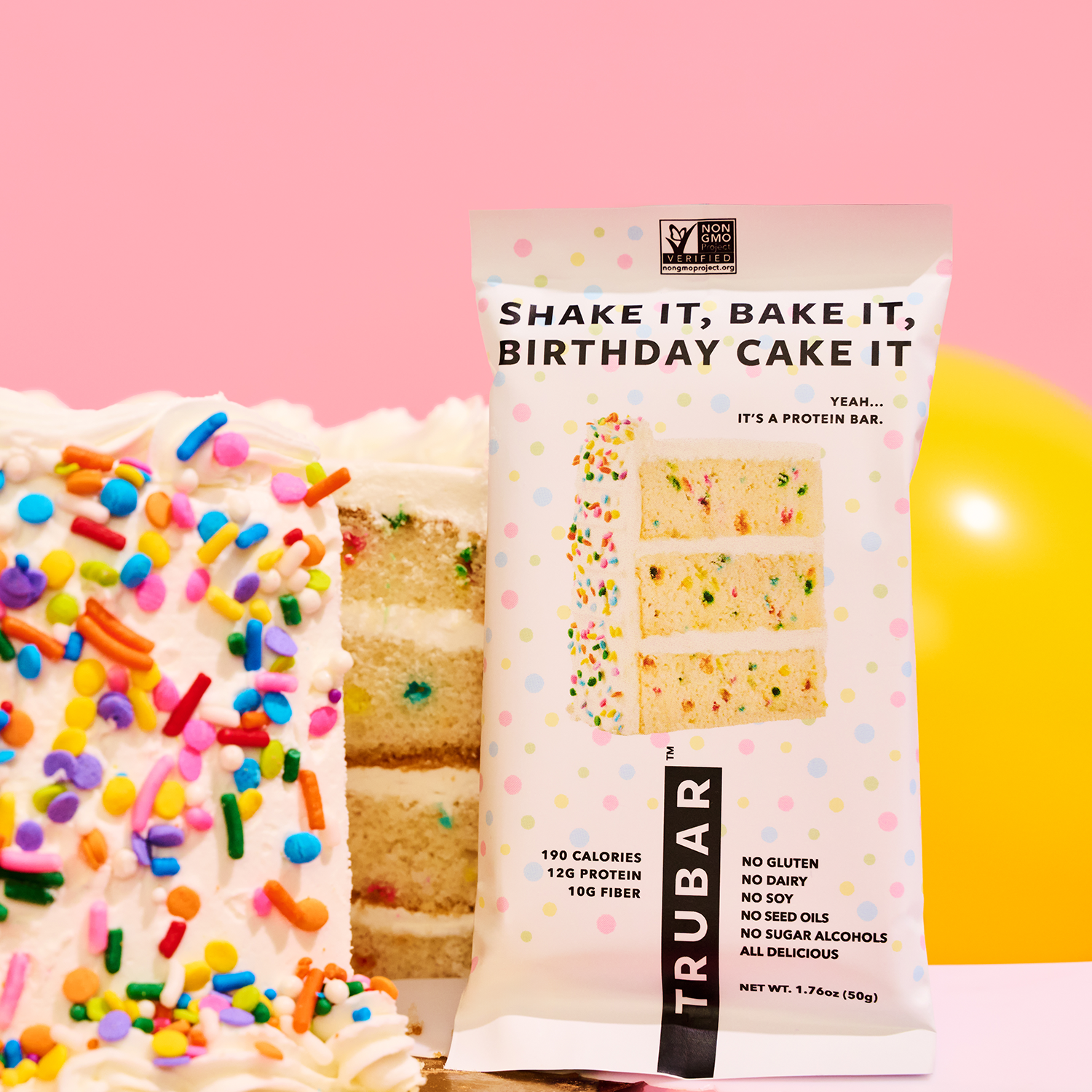 TRUBAR - Wholesale Snack Bar - 🍰🎈 NEW! Shake It, Bake It, Birthday Cake It 4