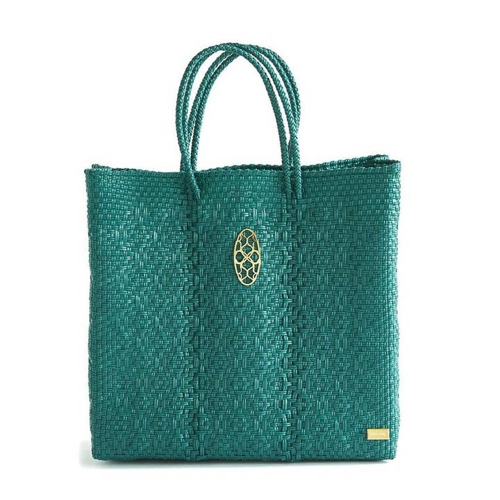 MEDIUM GREEN TOTE BAG for wholesale by Lola's Bag by Georgina Herrera