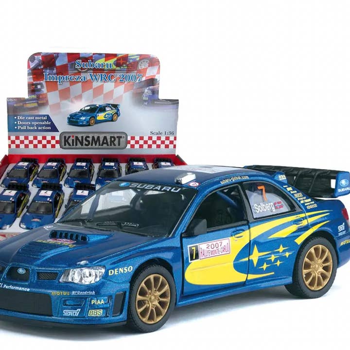 SUBARU IMPREZA WRC spuitgietauto uit 2007 voor wholesale door Luna Die-cast Cars