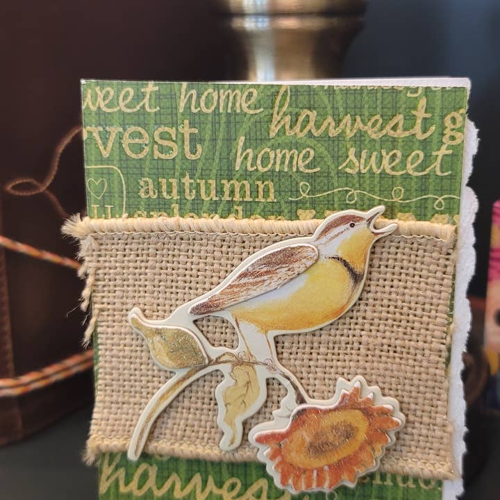 Notebellish – wholesale Kontorsmateriel/Notecard Set – Fall Script förskönat Notecard med Deckle Edge