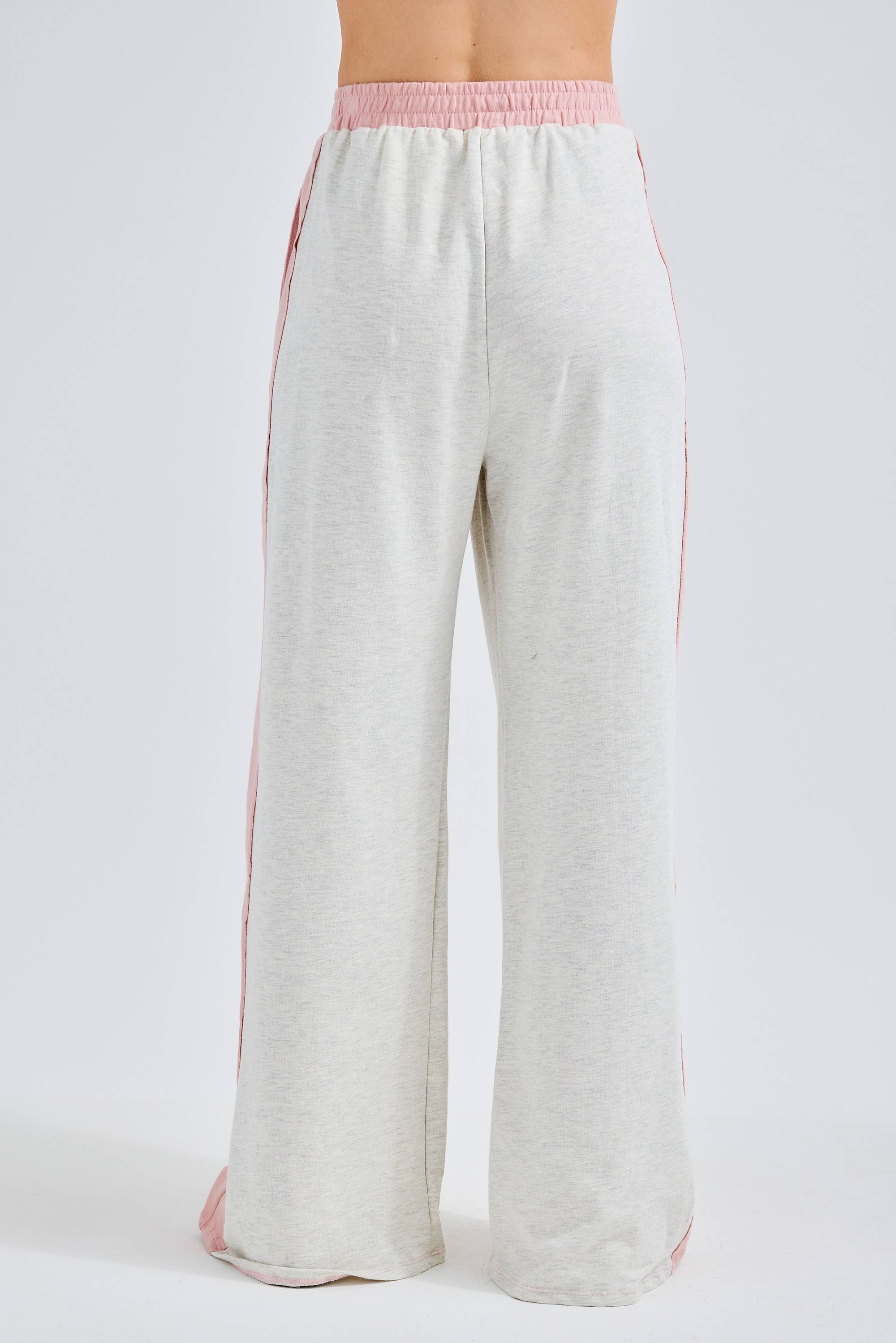 J.Her – Großhandel Lounge-Trainingshose/-Jogginghose – Damen – Gewaschene Kontrast-Seiten-Frühlings-Lounge-Hose HP637512