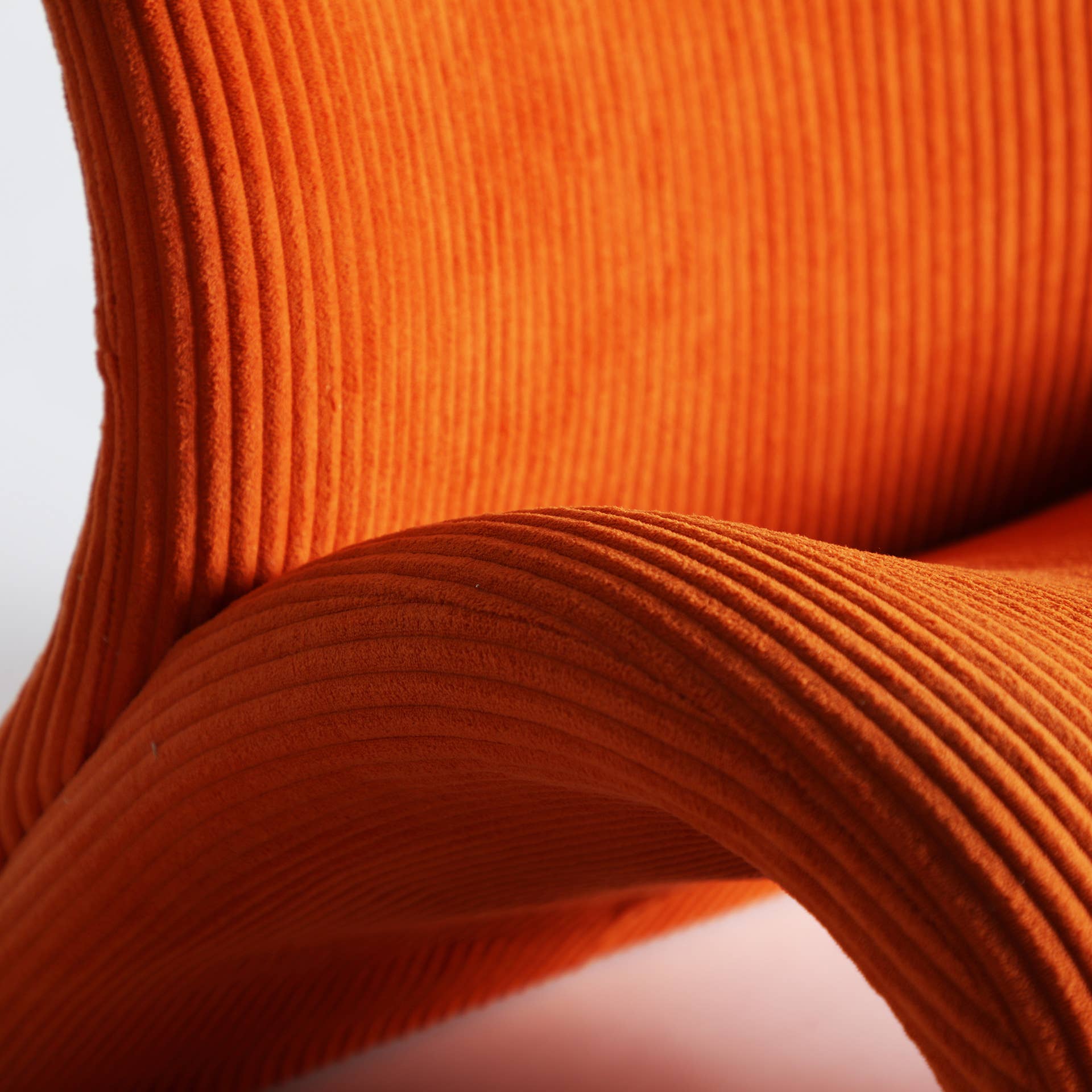 Kodu - Wholesale Chair - Polyester armchair in orange color, 76x85x70cm4
