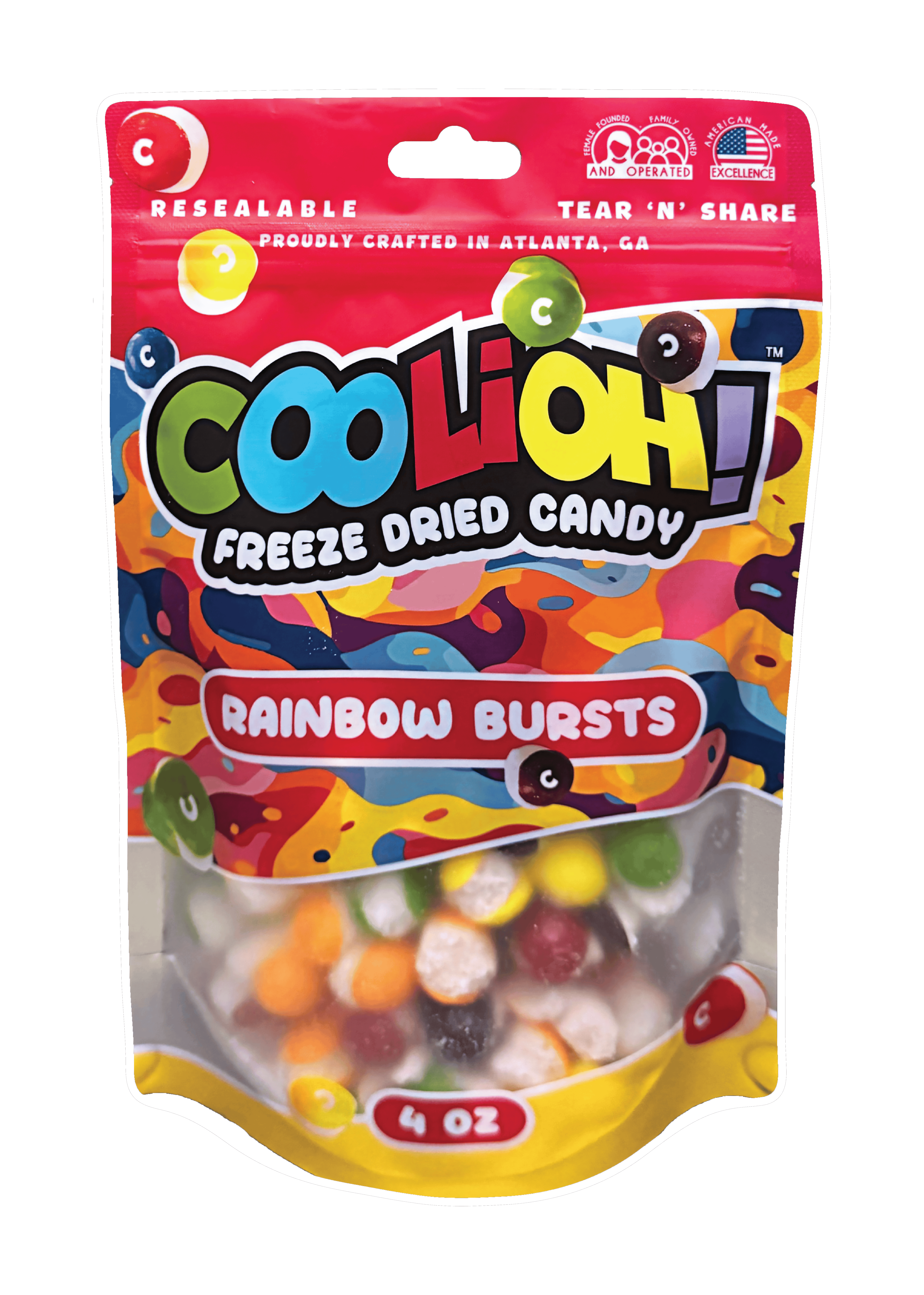 Coolioh! – wholesale Hårt godis – Regnbågsskurar1