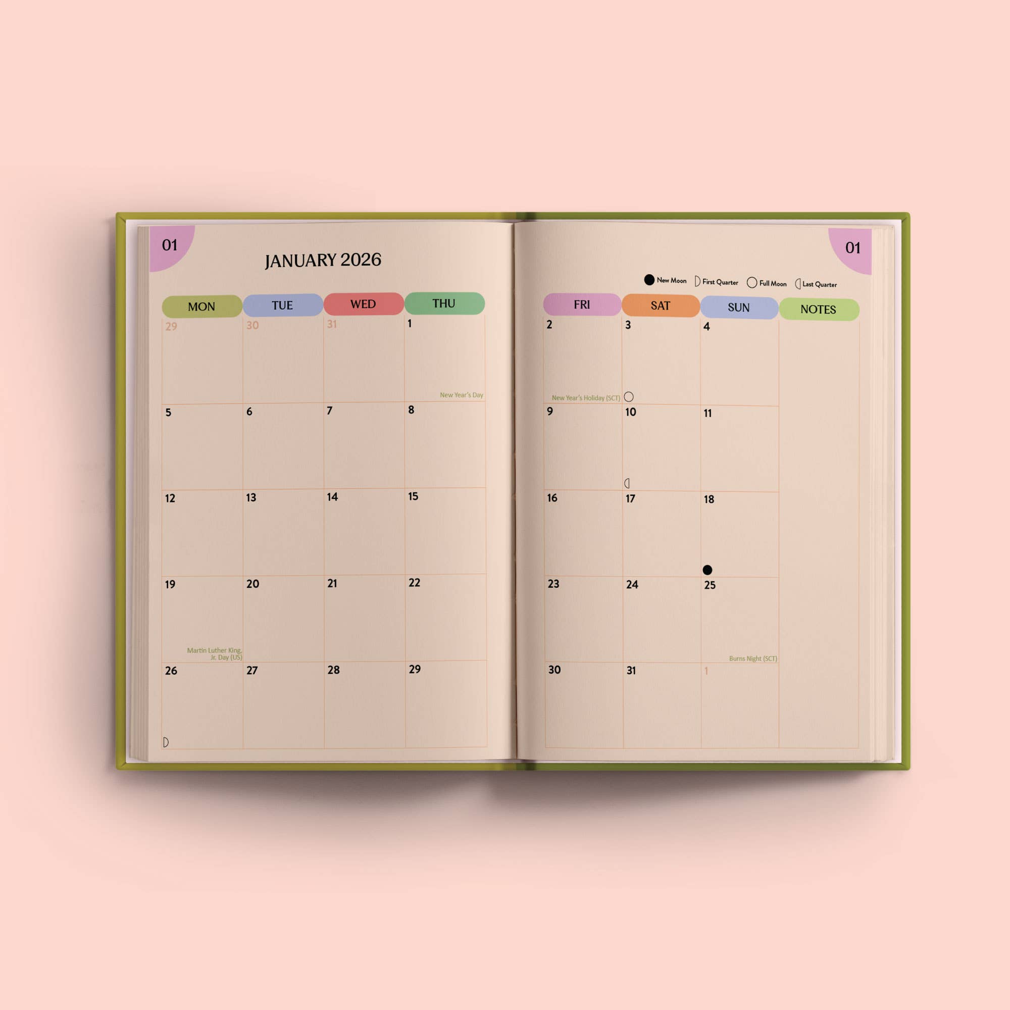 Good Tuesday (Once Upon a Tuesday) – wholesale Planner – 2026 Weekly Planner | Diary Agenda A5 | Blue Berry Check3