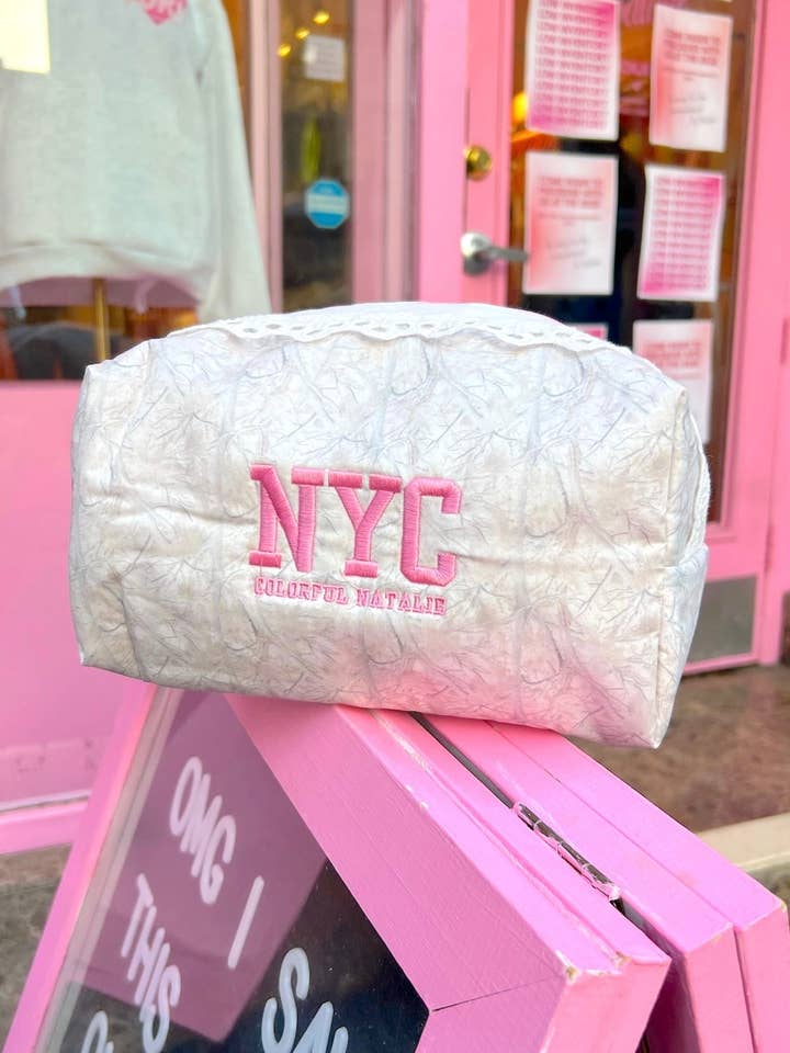 Camo NYC Makeup Bag for wholesale by Colorful Natalie