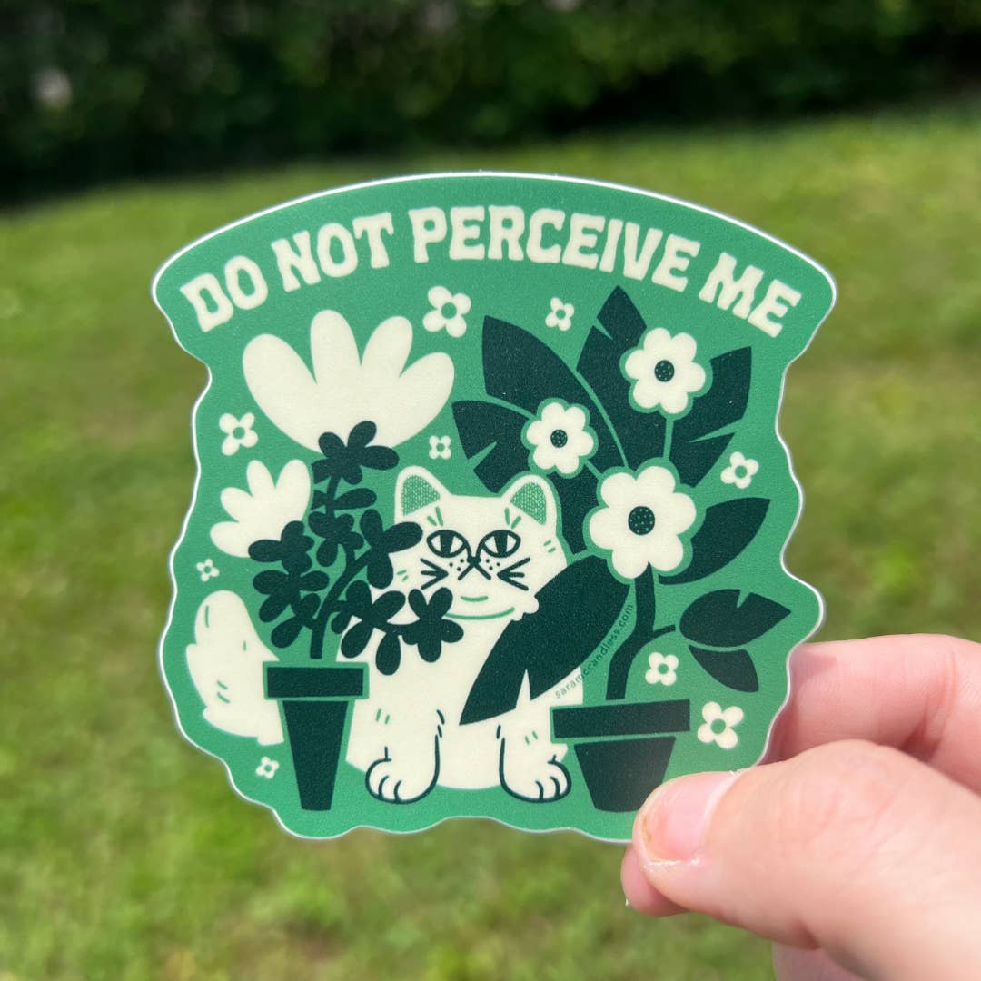 Sara McCandless Illustration - Wholesale Sticker - Do Not Perceive Me Sticker1