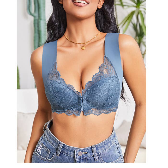 Rosa Clothing - Wholesale Bra - Women's - Back Push-Up Push-Up Bra With Front Buckle7