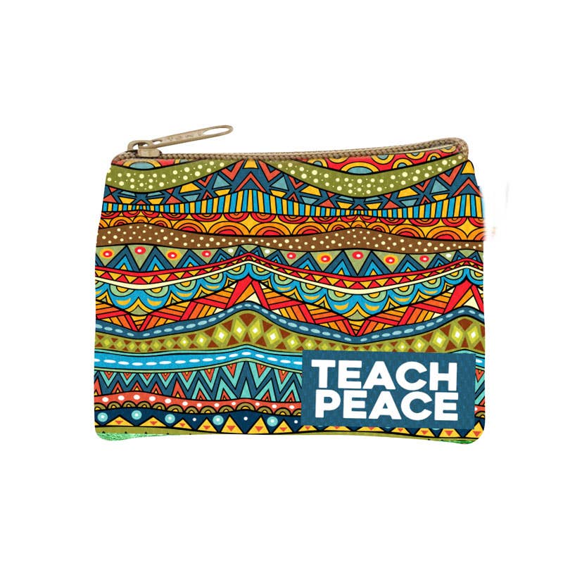 Benjamin International - Wholesale Coin Purse - Women's - Teach Peace Coin Purse