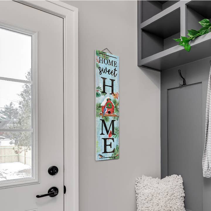 ST Creations - Wholesale Garden/Lawn Stake - Home Sweet Home Wntr Birdhouse - Stand-Out Signsâ„¢ Tall SO1