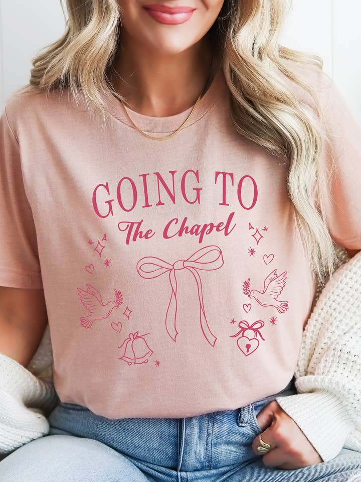 Heirloom Bridal Company - Wholesale Screen Printed T-Shirt - Women's - Going to the Chapel T-Shirt